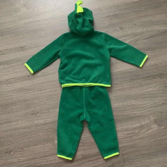 GUC. Baby Gap Fleece Green Suit Size 12-18month. - Picture 2 of 5